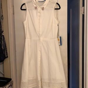 All white Vera Wang dress